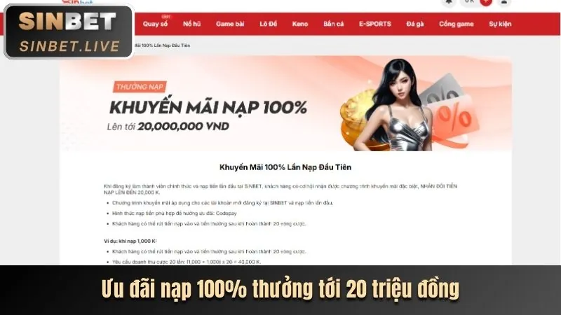 Ưu đãi chào mừng thành viên mới dwin 68